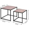 nesting table set