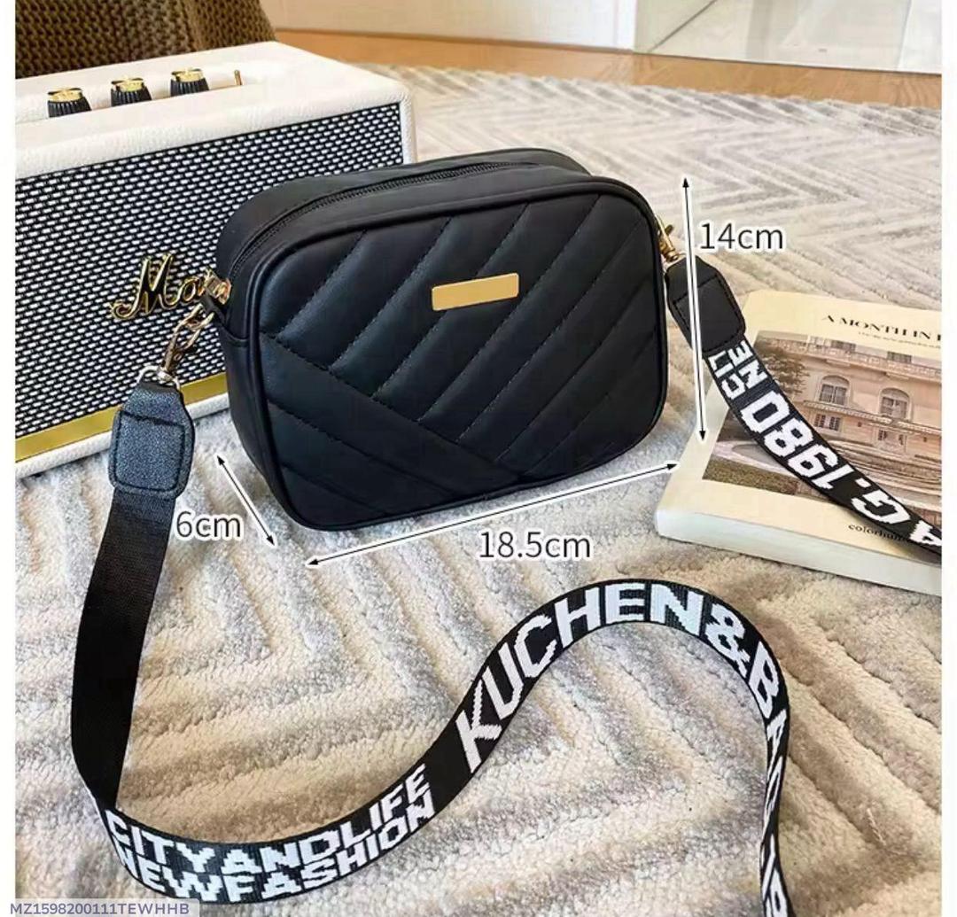 Chic Leather Crossbody Bag - Image 2