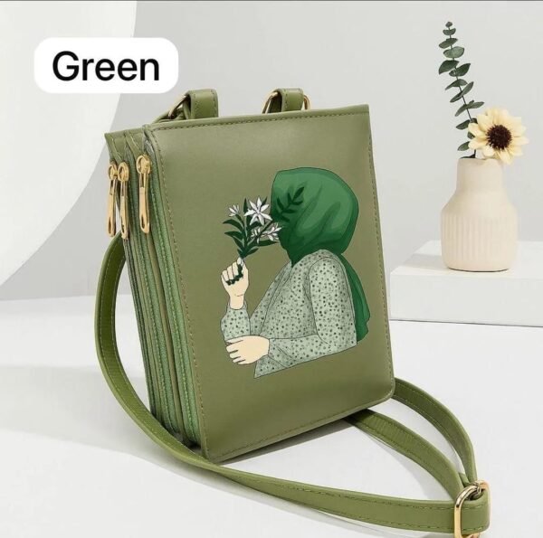 Printed Rexine Crossbody Bag