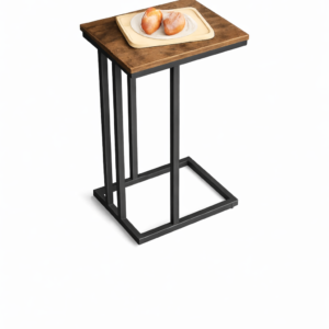 c-shaped side table
