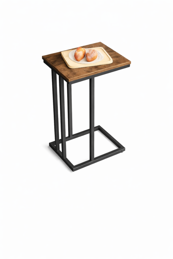 c-shaped side table